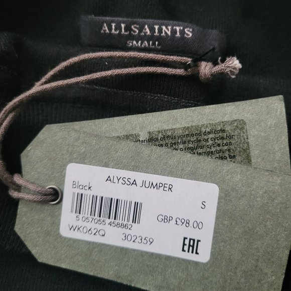 All Saints Alyssa Jumper NWT - Picture 4 of 4
